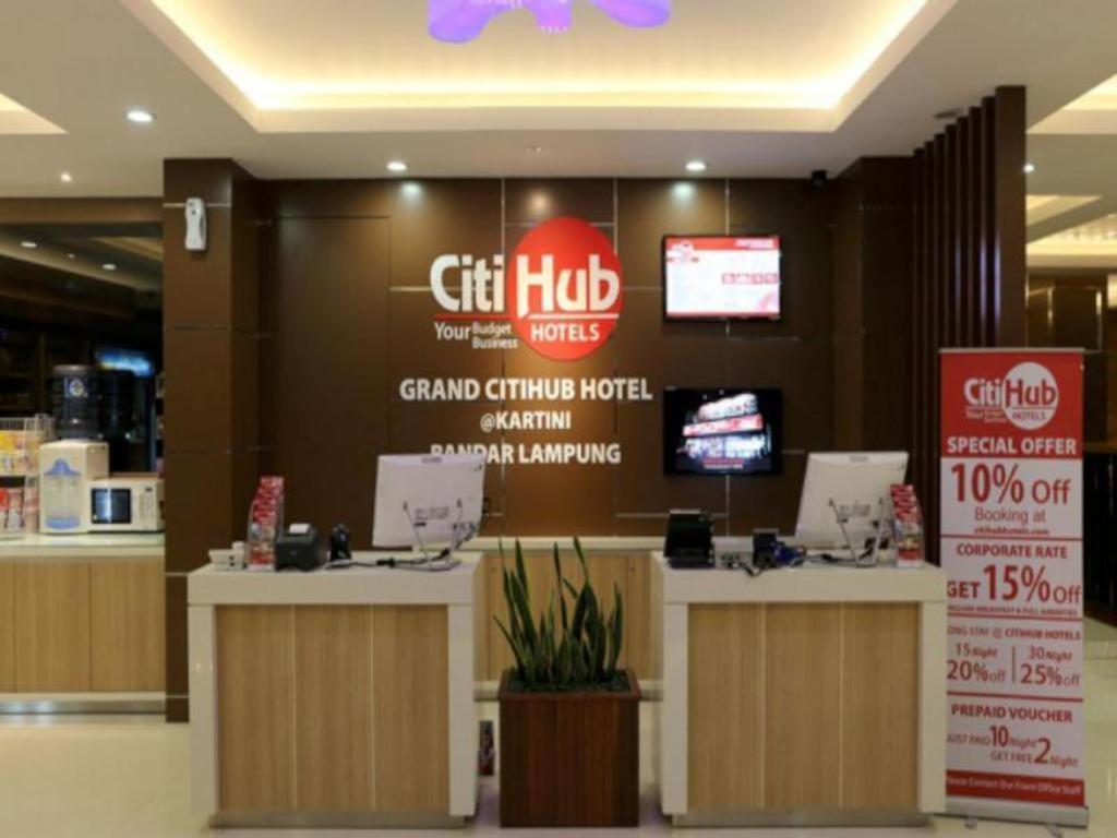 Grand Citihub Hotel @Kartini Bandar Lampung Exterior photo
